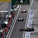Cars in the pitlane at Formula One World Championship, Rd15, Russian Grand Prix, Qualifying, Sochi Autodrom, Sochi, Krasnodar Krai, Russia, Saturday 10 October 2015. © Sutton Motorsport Images