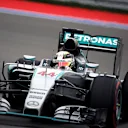 Lewis Hamilton (GBR) Mercedes AMG F1 W06 at Formula One World Championship, Rd15, Russian Grand Prix, Qualifying, Sochi Autodrom, Sochi, Krasnodar Krai, Russia, Saturday 10 October 2015. © Sutton Motorsport Images