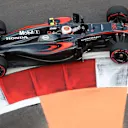 Jenson Button (GBR) McLaren MP4-30 at Formula One World Championship, Rd15, Russian Grand Prix, Qualifying, Sochi Autodrom, Sochi, Krasnodar Krai, Russia, Saturday 10 October 2015. © Sutton Motorsport Images