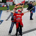 Fans at Formula One World Championship, Rd15, Russian Grand Prix, Qualifying, Sochi Autodrom, Sochi, Krasnodar Krai, Russia, Saturday 10 October 2015. © Sutton Motorsport Images