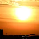 Sunset and helicopter at Formula One World Championship, Rd15, Russian Grand Prix, Qualifying, Sochi Autodrom, Sochi, Krasnodar Krai, Russia, Saturday 10 October 2015. © Sutton Motorsport Images