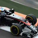 Fernando Alonso (ESP) McLaren MP4-30 at Formula One World Championship, Rd15, Russian Grand Prix, Qualifying, Sochi Autodrom, Sochi, Krasnodar Krai, Russia, Saturday 10 October 2015. © Sutton Motorsport Images