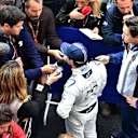 Felipe Massa (BRA) Williams talks with the media at Formula One World Championship, Rd15, Russian Grand Prix, Qualifying, Sochi Autodrom, Sochi, Krasnodar Krai, Russia, Saturday 10 October 2015. © Sutton Motorsport Images
