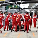 Ferrari practice pit stops at Formula One World Championship, Rd15, Russian Grand Prix, Qualifying, Sochi Autodrom, Sochi, Krasnodar Krai, Russia, Saturday 10 October 2015. © Sutton Motorsport Images