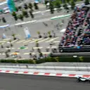 Nico Rosberg (GER) Mercedes AMG F1 W06 and Lewis Hamilton (GBR) Mercedes AMG F1 W06 at Formula One World Championship, Rd15, Russian Grand Prix, Race, Sochi Autodrom, Sochi, Krasnodar Krai, Russia, Sunday 11 October 2015. © Sutton Motorsport Images