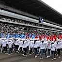 Grid entertainment at Formula One World Championship, Rd15, Russian Grand Prix, Race, Sochi Autodrom, Sochi, Krasnodar Krai, Russia, Sunday 11 October 2015. © Sutton Motorsport Images