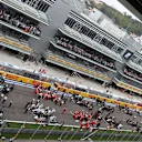 Grid at Formula One World Championship, Rd15, Russian Grand Prix, Race, Sochi Autodrom, Sochi, Krasnodar Krai, Russia, Sunday 11 October 2015. © Sutton Motorsport Images