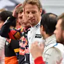 Jenson Button (GBR) McLaren on the grid at Formula One World Championship, Rd15, Russian Grand Prix, Race, Sochi Autodrom, Sochi, Krasnodar Krai, Russia, Sunday 11 October 2015. © Sutton Motorsport Images