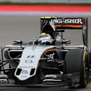 Sergio Perez (MEX) Force India VJM08 at Formula One World Championship, Rd15, Russian Grand Prix, Race, Sochi Autodrom, Sochi, Krasnodar Krai, Russia, Sunday 11 October 2015. © Sutton Motorsport Images