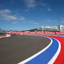 Track view at Formula One World Championship, Rd15, Russian Grand Prix, Preparations, Sochi Autodrom, Sochi, Krasnodar Krai, Russia, Thursday 8 October 2015. © Sutton Motorsport Images