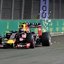 Daniil Kvyat (RUS) Red Bull Racing RB11 at Formula One World Championship, Rd13, Singapore Grand Prix, Practice, Marina Bay Street Circuit, Singapore, Friday 18 September 2015. © Sutton Motorsport Images