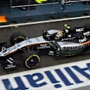Sergio Perez (MEX) Force India VJM08 at Formula One World Championship, Rd13, Singapore Grand Prix, Practice, Marina Bay Street Circuit, Singapore, Friday 18 September 2015. © Sutton Motorsport Images