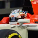 Alexander Rossi (ITA) Marussia at Formula One World Championship, Rd13, Singapore Grand Prix, Practice, Marina Bay Street Circuit, Singapore, Friday 18 September 2015. © Sutton Motorsport Images