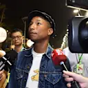Pharrell Williams (USA) at Formula One World Championship, Rd13, Singapore Grand Prix, Practice, Marina Bay Street Circuit, Singapore, Friday 18 September 2015. © Sutton Motorsport Images