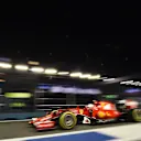 Sebastian Vettel (GER) Ferrari SF15-T at Formula One World Championship, Rd13, Singapore Grand Prix, Practice, Marina Bay Street Circuit, Singapore, Friday 18 September 2015. © Sutton Motorsport Images