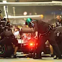 Nico Rosberg (GER) Mercedes AMG F1 W06 makes a pit stop at Formula One World Championship, Rd13, Singapore Grand Prix, Practice, Marina Bay Street Circuit, Singapore, Friday 18 September 2015. © Sutton Motorsport Images