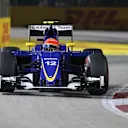 Felipe Nasr (BRA) Sauber C34 at Formula One World Championship, Rd13, Singapore Grand Prix, Qualifying, Marina Bay Street Circuit, Singapore, Saturday 19  September 2015. © Copyright: Lionel Ng Sutton Motorsport Images