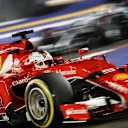 Sebastian Vettel (GER) Ferrari SF15-T at Formula One World Championship, Rd13, Singapore Grand Prix, Qualifying, Marina Bay Street Circuit, Singapore, Saturday 19  September 2015. © Sutton Motorsport Images