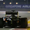 Nico Hulkenberg (GER) Force India VJM08 at Formula One World Championship, Rd13, Singapore Grand Prix, Qualifying, Marina Bay Street Circuit, Singapore, Saturday 19  September 2015. © Sutton Motorsport Images