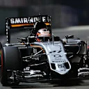 Nico Hulkenberg (GER) Force India VJM08 at Formula One World Championship, Rd13, Singapore Grand Prix, Qualifying, Marina Bay Street Circuit, Singapore, Saturday 19  September 2015. © Sutton Motorsport Images