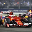 Sebastian Vettel (GER) Ferrari SF15-T at Formula One World Championship, Rd13, Singapore Grand Prix, Race, Marina Bay Street Circuit, Singapore, Sunday 20 September 2015. © Sutton Motorsport Images