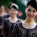 Grid Girl at Formula One World Championship, Rd13, Singapore Grand Prix, Race, Marina Bay Street Circuit, Singapore, Sunday 20 September 2015. © Sutton Motorsport Images