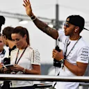 Lewis Hamilton (GBR) Mercedes AMG F1 on the drivers parade at Formula One World Championship, Rd13, Singapore Grand Prix, Race, Marina Bay Street Circuit, Singapore, Sunday 20 September 2015. © Sutton Motorsport Images