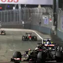 Romain Grosjean (FRA) Lotus E23 Hybrid at Formula One World Championship, Rd13, Singapore Grand Prix, Race, Marina Bay Street Circuit, Singapore, Sunday 20 September 2015. © Sutton Motorsport Images