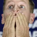 Sebastian Vettel (GER) Ferrari on the podium at Formula One World Championship, Rd13, Singapore Grand Prix, Race, Marina Bay Street Circuit, Singapore, Sunday 20 September 2015. © Sutton Motorsport Images