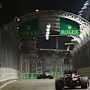 Daniil Kvyat (RUS) Red Bull Racing RB11 at Formula One World Championship, Rd13, Singapore Grand Prix, Race, Marina Bay Street Circuit, Singapore, Sunday 20 September 2015. © Sutton Motorsport Images