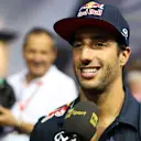 Daniel Ricciardo (AUS) Red Bull Racing speaks to the press at Formula One World Championship, Rd13, Singapore Grand Prix, Preparations, Marina Bay Street Circuit, Singapore, Thursday 17 September 2015. © Sutton Motorsport Images