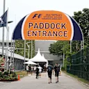Paddock entrance at Formula One World Championship, Rd13, Singapore Grand Prix, Preparations, Marina Bay Street Circuit, Singapore, Thursday 17 September 2015. © Sutton Motorsport Images