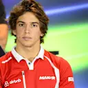 Roberto Merhi (ESP) Manor GP during the press conference at Formula One World Championship, Rd13, Singapore Grand Prix, Preparations, Marina Bay Street Circuit, Singapore, Thursday 17 September 2015. © Sutton Motorsport Images