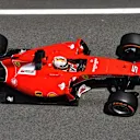 Sebastian Vettel (GER) Ferrari SF15-T at Formula One World Championship, Rd5, Spanish Grand Prix Practice, Barcelona, Spain, Friday 8 May 2015. © Sutton Motorsport Images