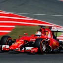 Sebastian Vettel (GER) Ferrari SF15-T at Formula One World Championship, Rd5, Spanish Grand Prix Practice, Barcelona, Spain, Friday 8 May 2015. © Sutton Motorsport Images
