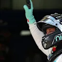 Pole sitter Nico Rosberg (GER) Mercedes AMG F1 celebrates in parc ferme at Formula One World Championship, Rd5, Spanish Grand Prix Qualifying, Barcelona, Spain, Saturday 9 May 2015. © Sutton Motorsport Images