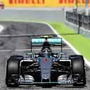 Nico Rosberg (GER) Mercedes AMG F1 W06 enters parc ferme at Formula One World Championship, Rd5, Spanish Grand Prix Qualifying, Barcelona, Spain, Saturday 9 May 2015. © Sutton Motorsport Images