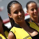 Girls in the paddock at Formula One World Championship, Rd5, Spanish Grand Prix Qualifying, Barcelona, Spain, Saturday 9 May 2015. © Sutton Motorsport Images