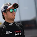 Sergio Perez (MEX) Force India at Formula One World Championship, Rd5, Spanish Grand Prix Qualifying, Barcelona, Spain, Saturday 9 May 2015. © Sutton Motorsport Images