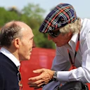Sir Frank Williams (GBR) Team Owner Williams F1 Team and Sir Jackie Stewart (GBR) at Formula One World Championship, Rd5, Spanish Grand Prix Race, Barcelona, Spain, Sunday 10 May 2015. © Sutton Motorsport Images