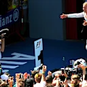 Nico Rosberg (GER) Mercedes AMG F1 celebrates in parc ferme at Formula One World Championship, Rd5, Spanish Grand Prix Race, Barcelona, Spain, Sunday 10 May 2015. © Sutton Motorsport Images
