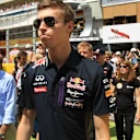 Daniil Kyvat (RUS) Red Bull Racing on the drivers parade at Formula One World Championship, Rd5, Spanish Grand Prix Race, Barcelona, Spain, Sunday 10 May 2015. © Sutton Motorsport Images