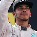 Lewis Hamilton (GBR) Mercedes AMG F1 celebrates on the podium at Formula One World Championship, Rd5, Spanish Grand Prix Race, Barcelona, Spain, Sunday 10 May 2015. © Sutton Motorsport Images