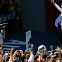 Race winner Nico Rosberg (GER) Mercedes AMG F1 celebrates in parc ferme at Formula One World Championship, Rd5, Spanish Grand Prix Race, Barcelona, Spain, Sunday 10 May 2015. © Sutton Motorsport Images