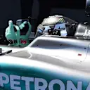 Race winner Nico Rosberg (GER) Mercedes AMG F1 W06 celebrates in parc ferme at Formula One World Championship, Rd5, Spanish Grand Prix Race, Barcelona, Spain, Sunday 10 May 2015. © Sutton Motorsport Images