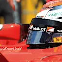 Kimi Raikkonen (FIN) Ferrari on the grid at Formula One World Championship, Rd5, Spanish Grand Prix Race, Barcelona, Spain, Sunday 10 May 2015. © Sutton Motorsport Images