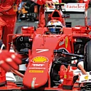 Kimi Raikkonen (FIN) Ferrari SF15-T on the grid at Formula One World Championship, Rd5, Spanish Grand Prix Race, Barcelona, Spain, Sunday 10 May 2015. © Sutton Motorsport Images