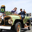 Felipe Nasr (BRA) Sauber on the drivers parade at Formula One World Championship, Rd5, Spanish Grand Prix Race, Barcelona, Spain, Sunday 10 May 2015. © Sutton Motorsport Images