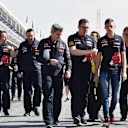 Max Verstappen (NDL) Scuderia Toro Rosso walks the circuit at Formula One World Championship, Rd5, Spanish Grand Prix Preparations, Barcelona, Spain, Thursday 7 May 2015. © Sutton Motorsport Images