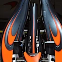 McLaren MP4-30 engine cover detail at Formula One World Championship, Rd5, Spanish Grand Prix Preparations, Barcelona, Spain, Thursday 7 May 2015. © Sutton Motorsport Images
